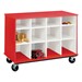 Counter-Height Mobile Shelf Storage Cabinet w/out Doors (12 Compartments)